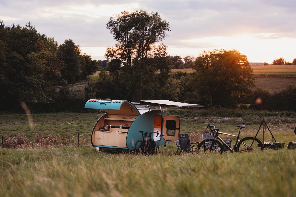 Teardrop minicaravan huren